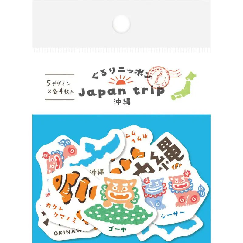 Adesivi giapponesi di Okinawa