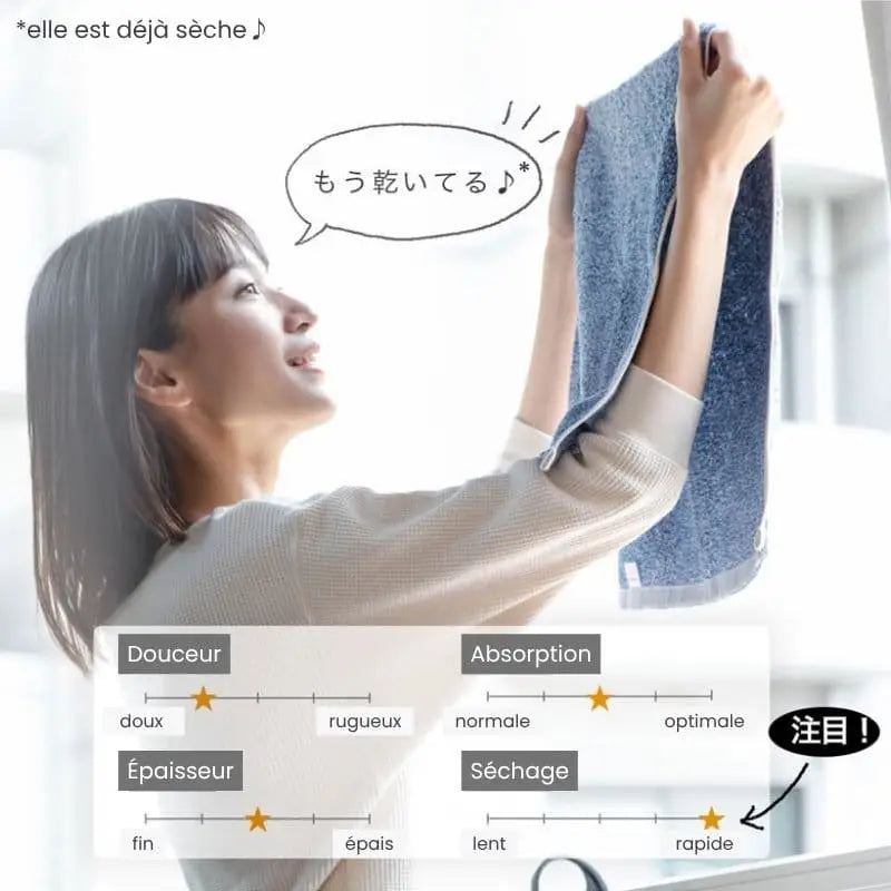 Asciugamano Imabari ad asciugatura rapida
