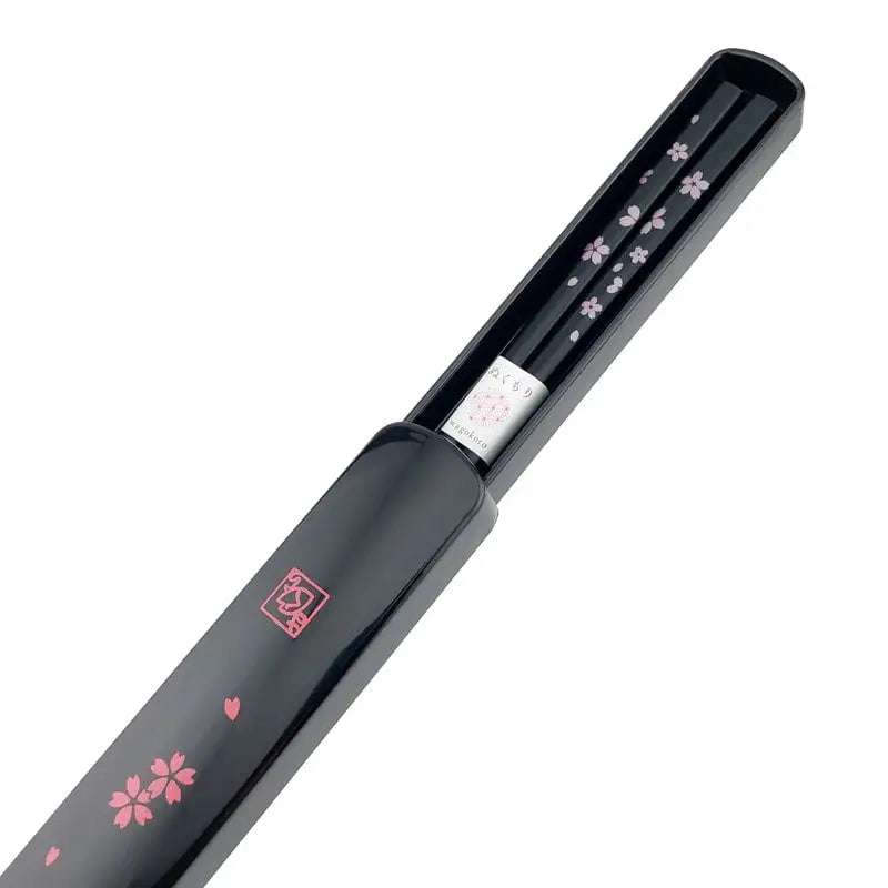 Bacchette giapponesi e scatola Sakura