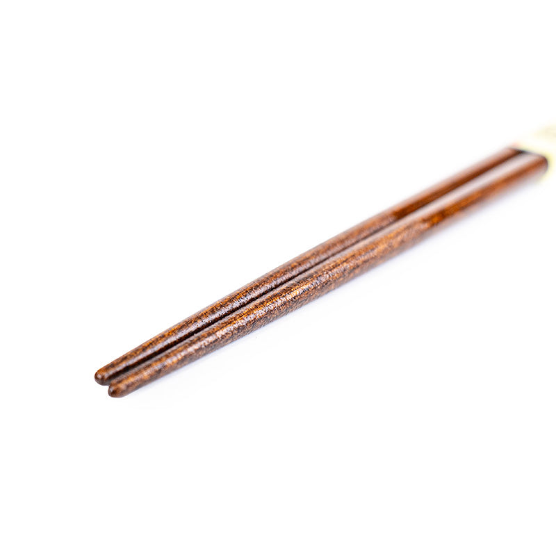 Bacchette giapponesi in legno con motivo dorato