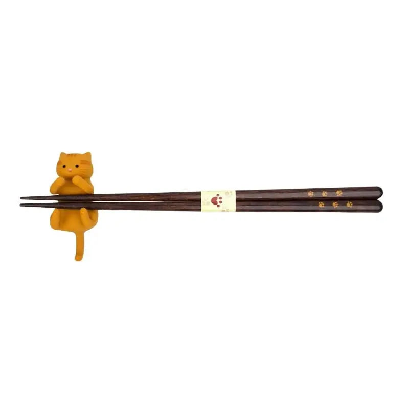 Bacchette giapponesi Kawaii Gatto rosso