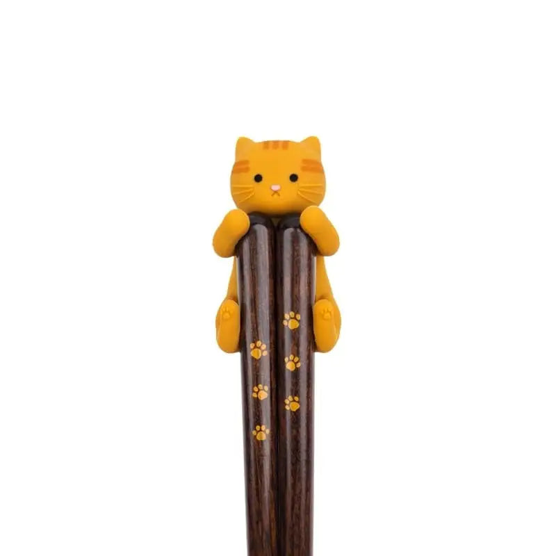 Bacchette giapponesi Kawaii Gatto rosso