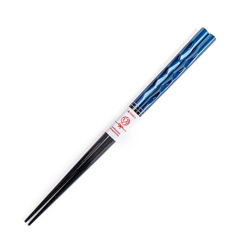 Bacchette giapponesi laccate blu