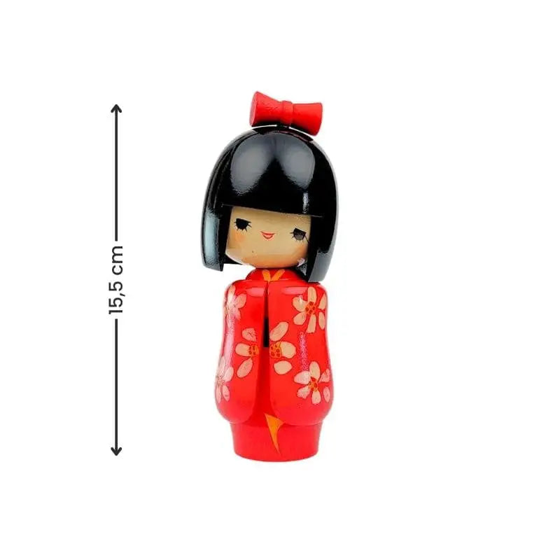 Bambola Kokeshi in legno