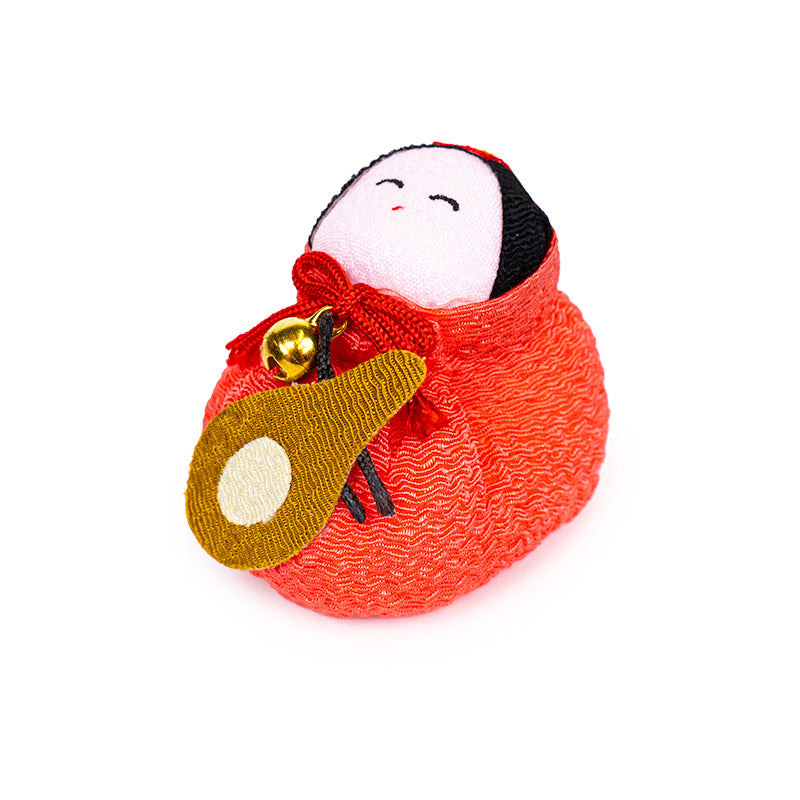 Bambola Otedama Giapponese in Chirimen Benten