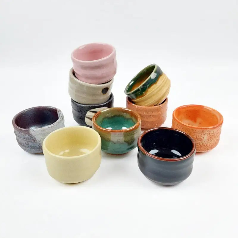 Bicchieri da sake in ceramica giapponese
