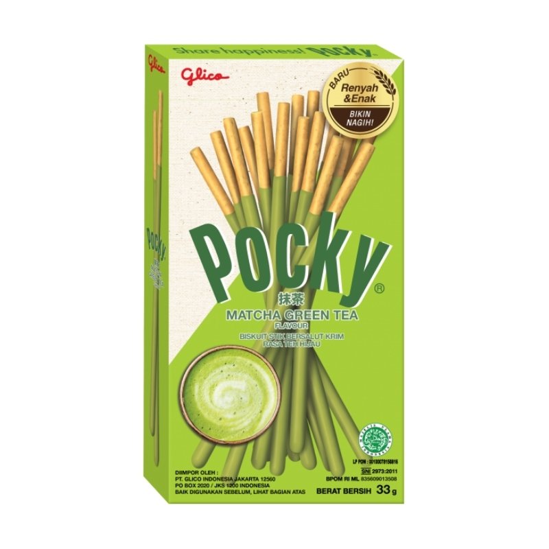 Biscotti Pocky al latte Matcha