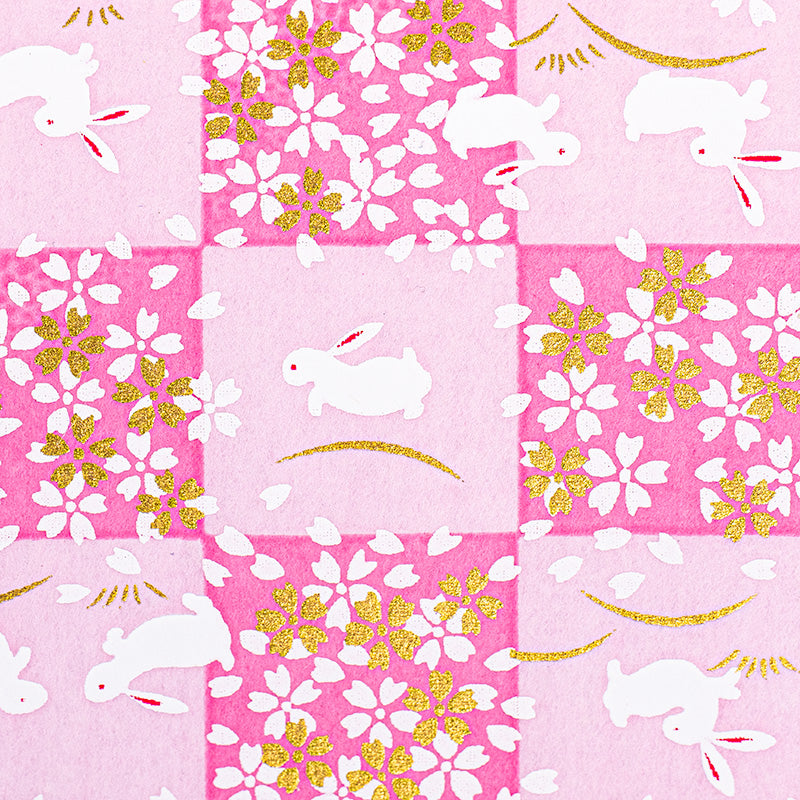 Blocco per appunti giapponese Pink Rabbits
