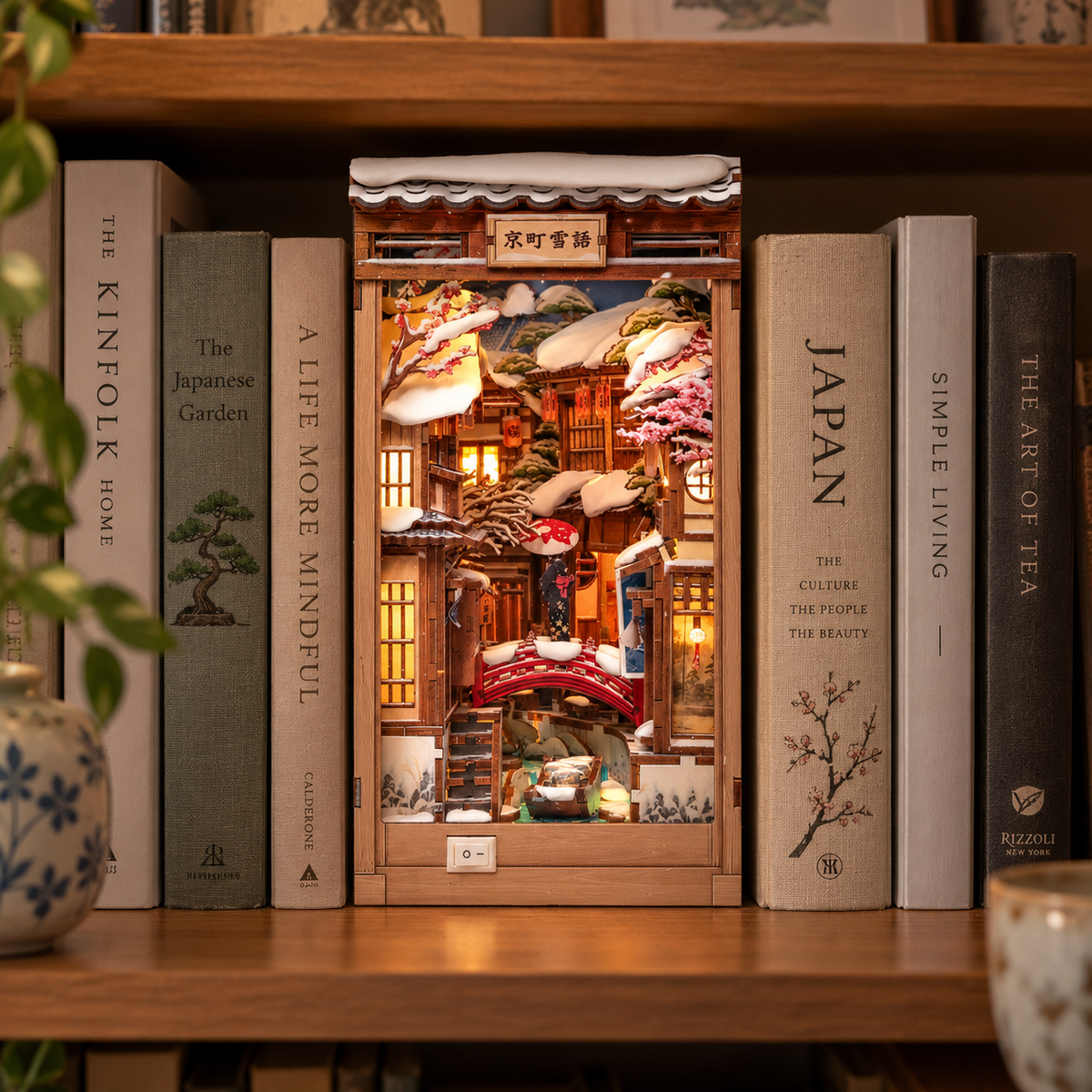 Book Nook Giapponese Kyoto Snow Whisper
