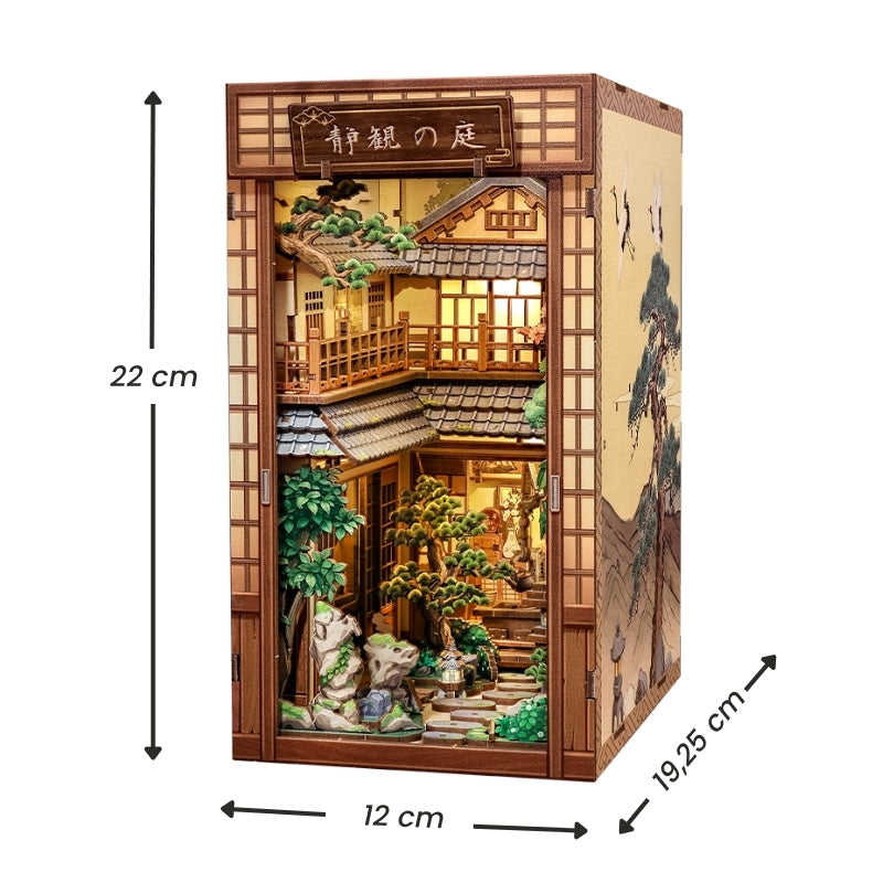 Book Nook Giapponese Serene Courtyard