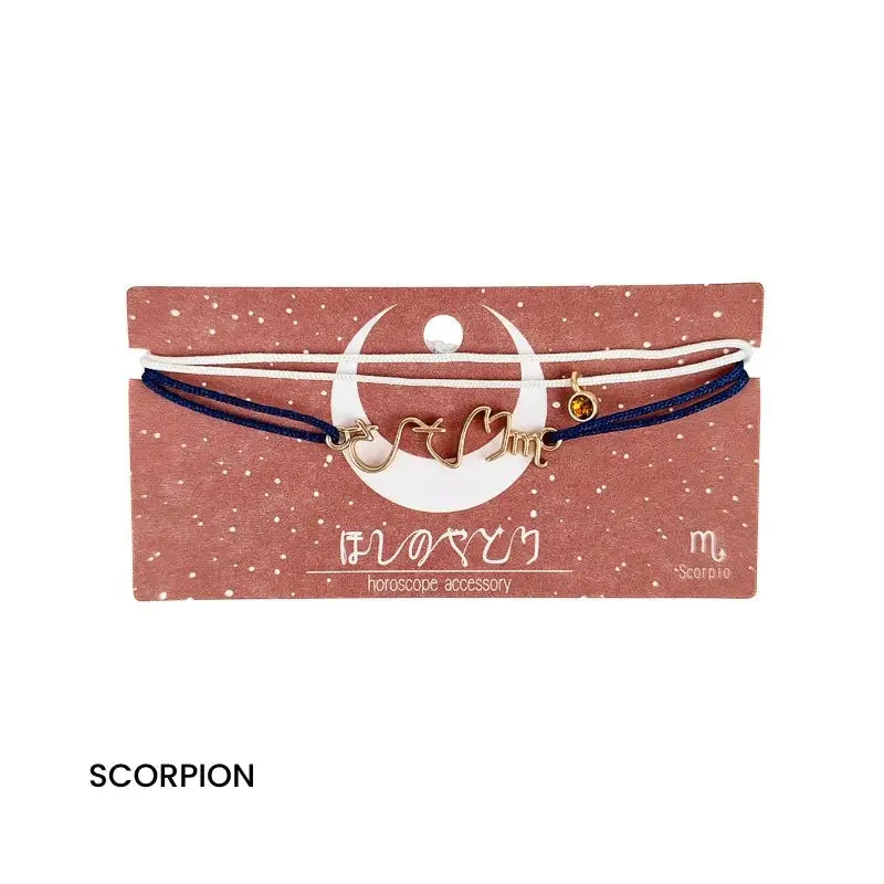 Bracciale giapponese Segno zodiacale - Scorpione