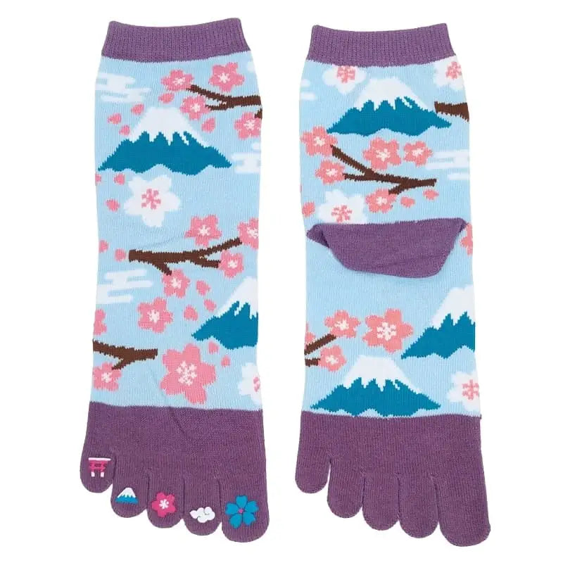 Calzini a 5 dita Mount Fuji - EU 36-39