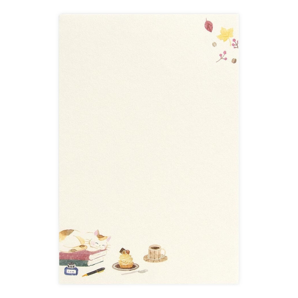 Carta da Lettere - Gatti in Autunno