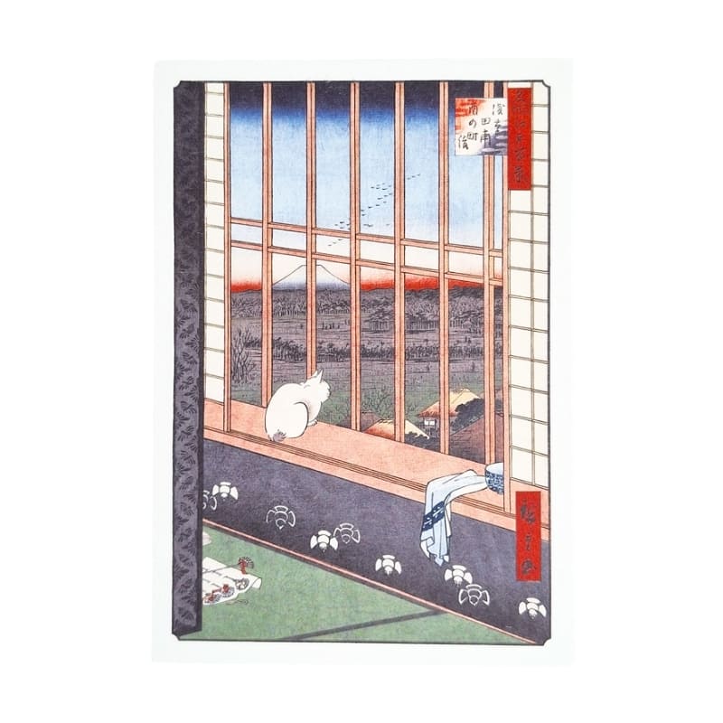 Cartolina Giapponese Asakusa Risaie