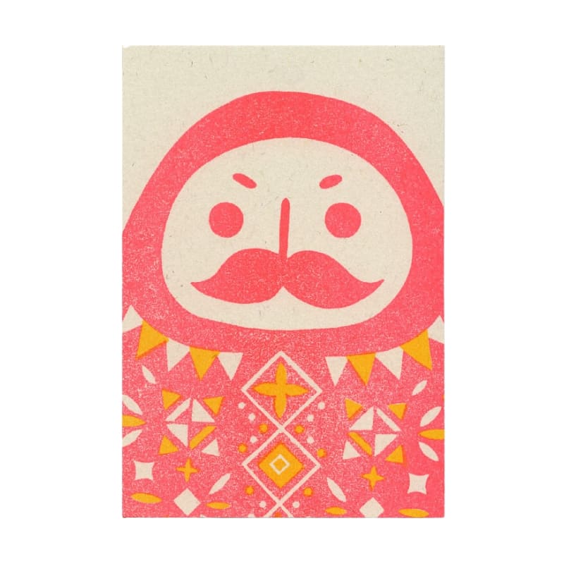 Cartolina Giapponese Daruma