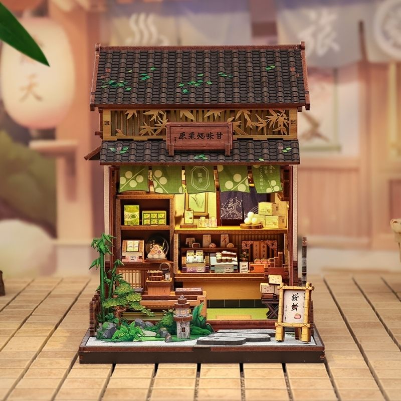 Casa In Miniatura Giapponese In Legno Kanmi-Dokoro Casa del Tè