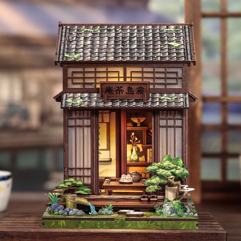 Casa In Miniatura Giapponese In Legno Kirishima Cha-An