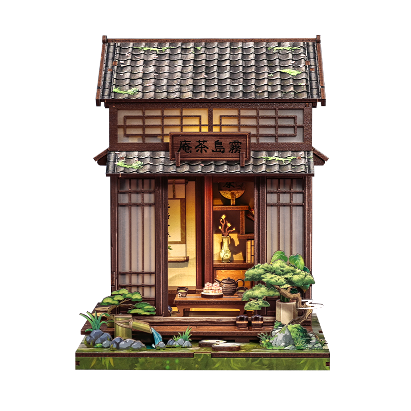 Casa In Miniatura Giapponese In Legno Kirishima Cha-An
