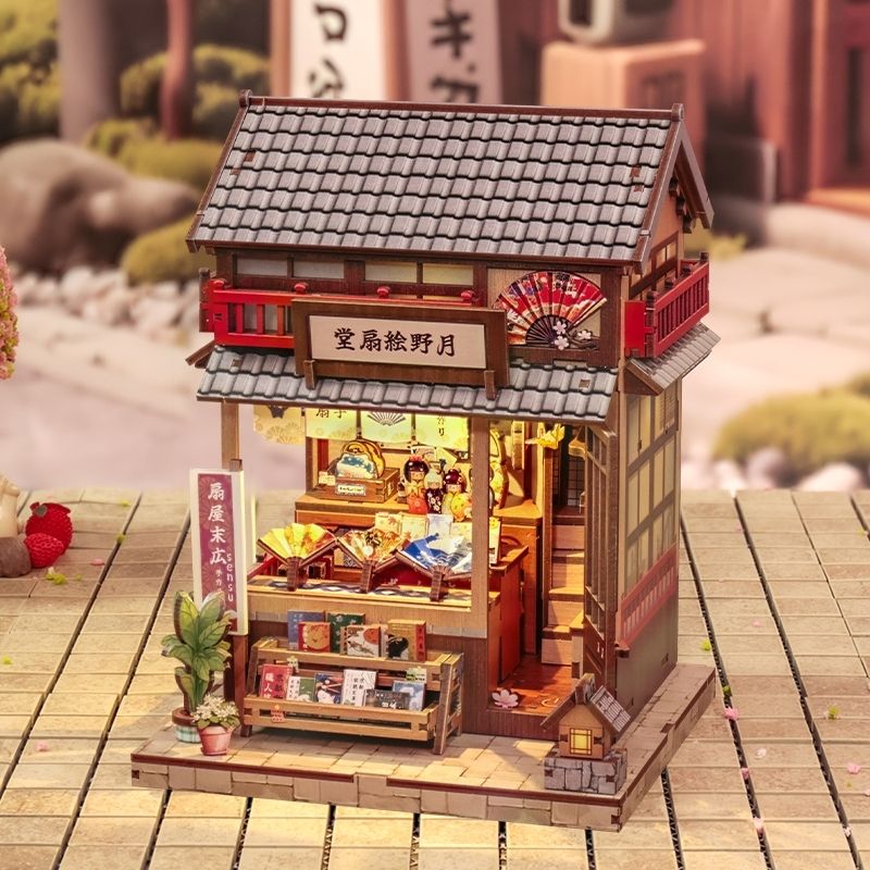 Casa In Miniatura Giapponese In Legno Tsukino Eogi-Dou
