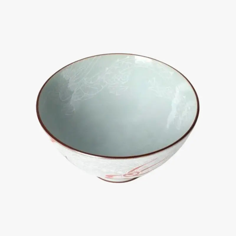 Ciotola in ceramica con drago giapponese