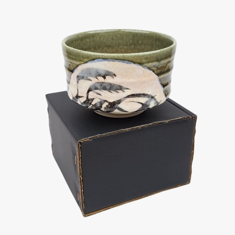 Ciotola di Matcha giapponese Oribe Ashi