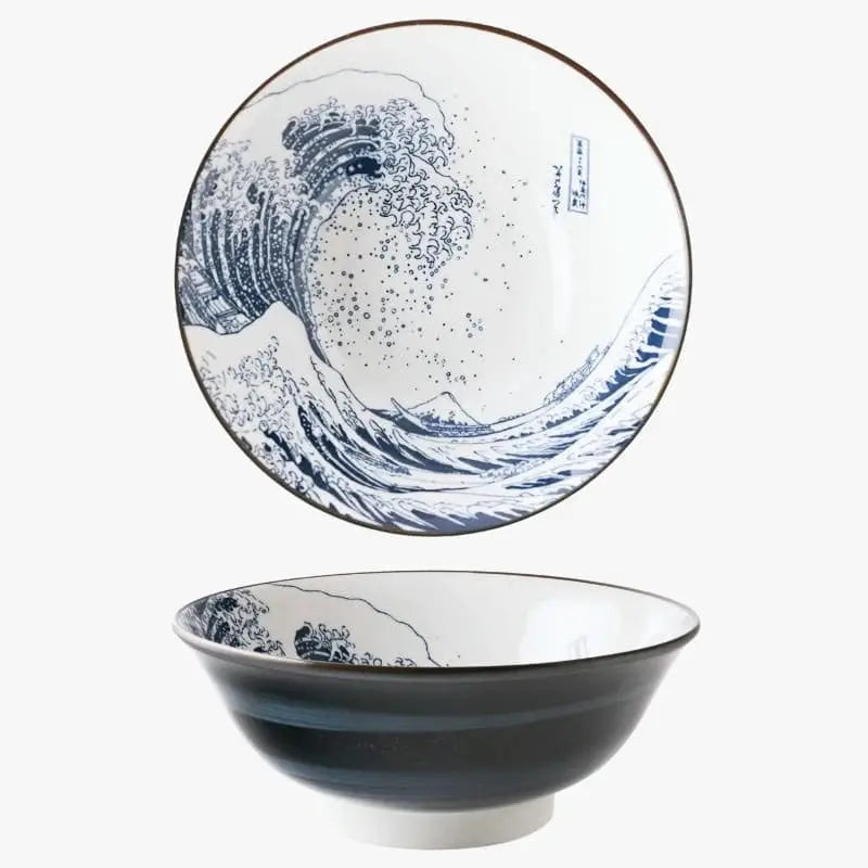 Ciotola di ramen giapponese Hokusai