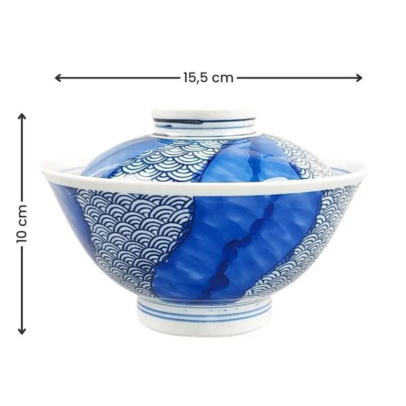 Ciotola giapponese Donburi Seigaiha