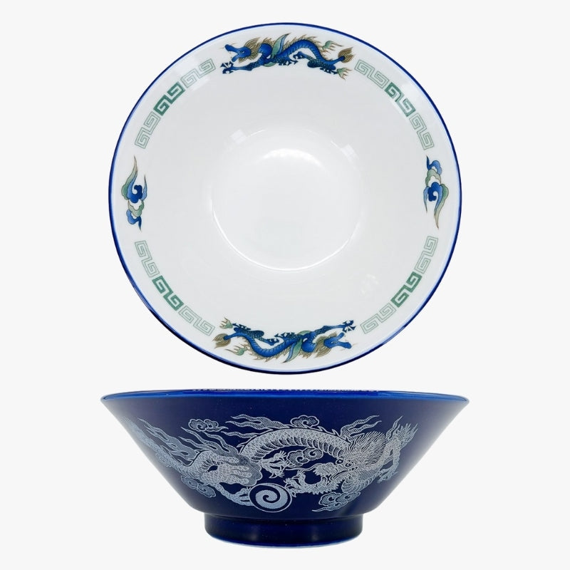 Ciotola di ramen giapponese blu