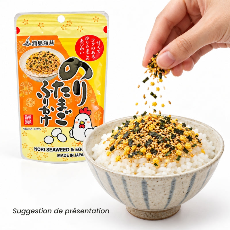 Condimento Giapponese Furikake per Riso – Nori e Uovo