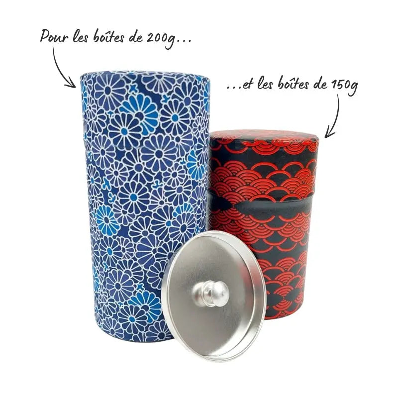 Coperchio cilindrico per scatola da tè