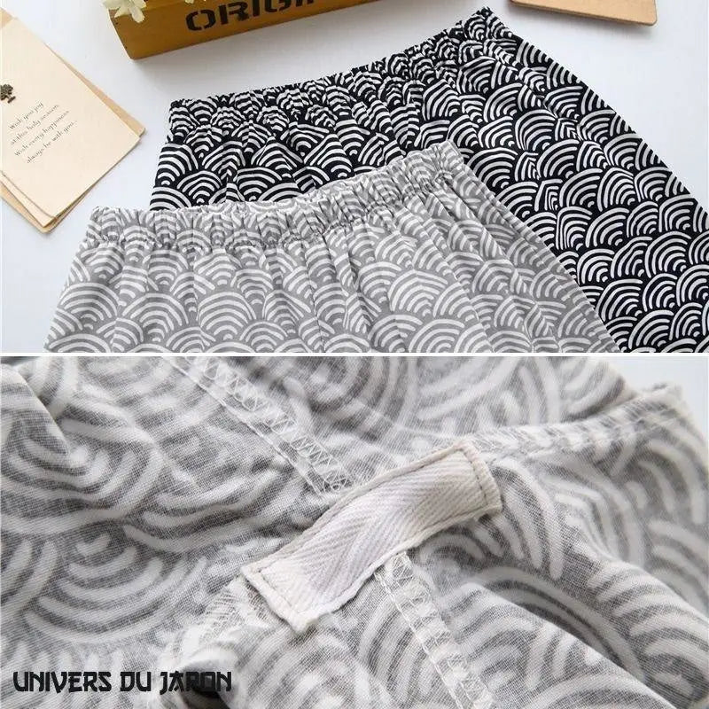 Cotone Jinbei Modello Seigaiha