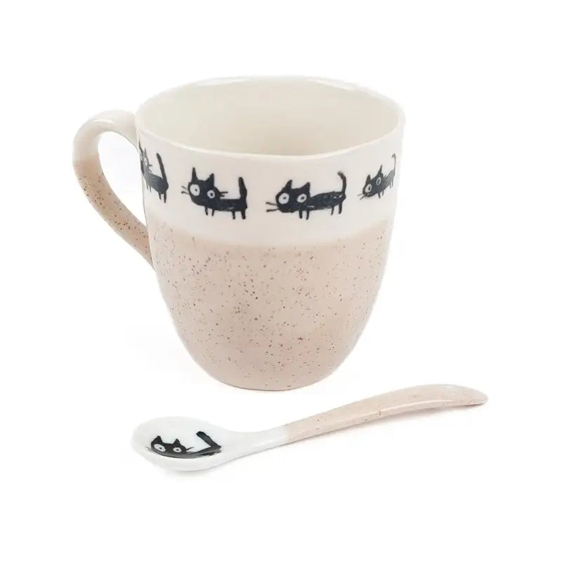 Cucchiaio da caffè giapponese Cat Beige
