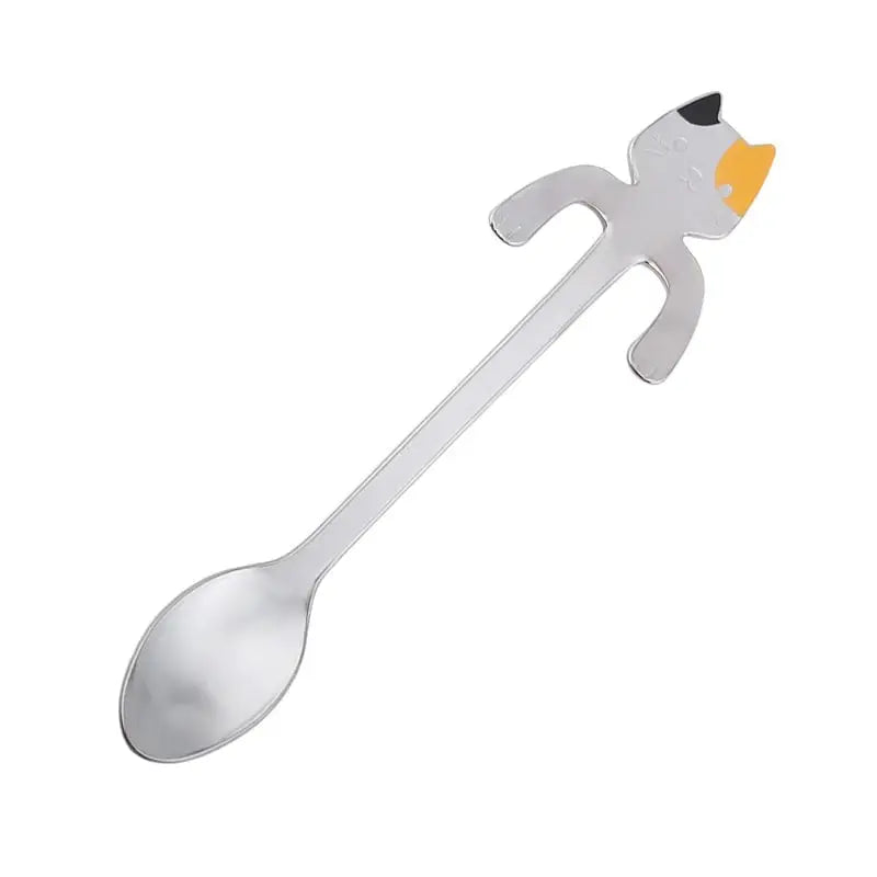 Cucchiaio da tè giapponese Gatto neko