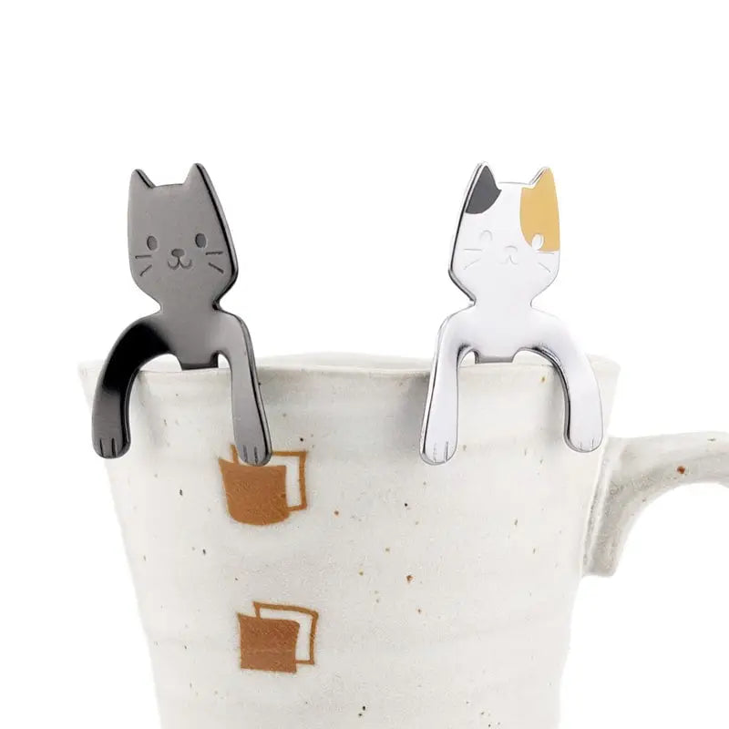 Cucchiaio da tè giapponese Gatto neko
