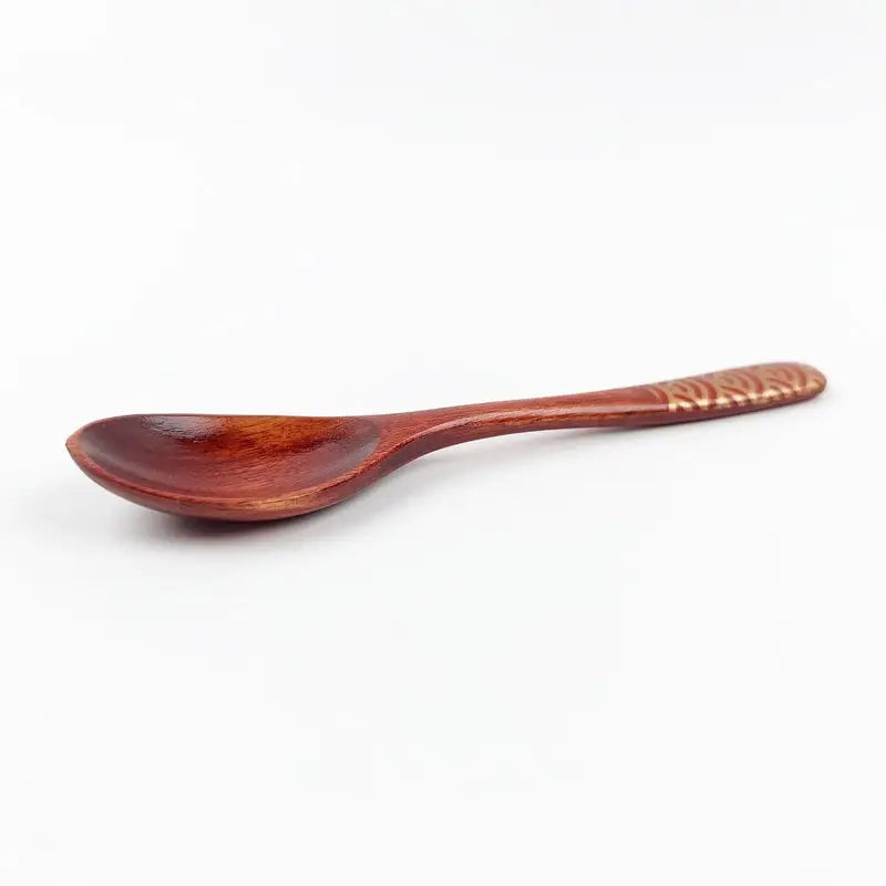 Cucchiaio da tè giapponese in legno - Rosso