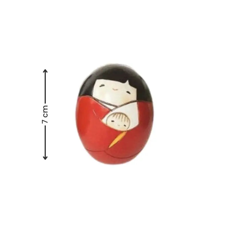 Culla natalizia Kokeshi