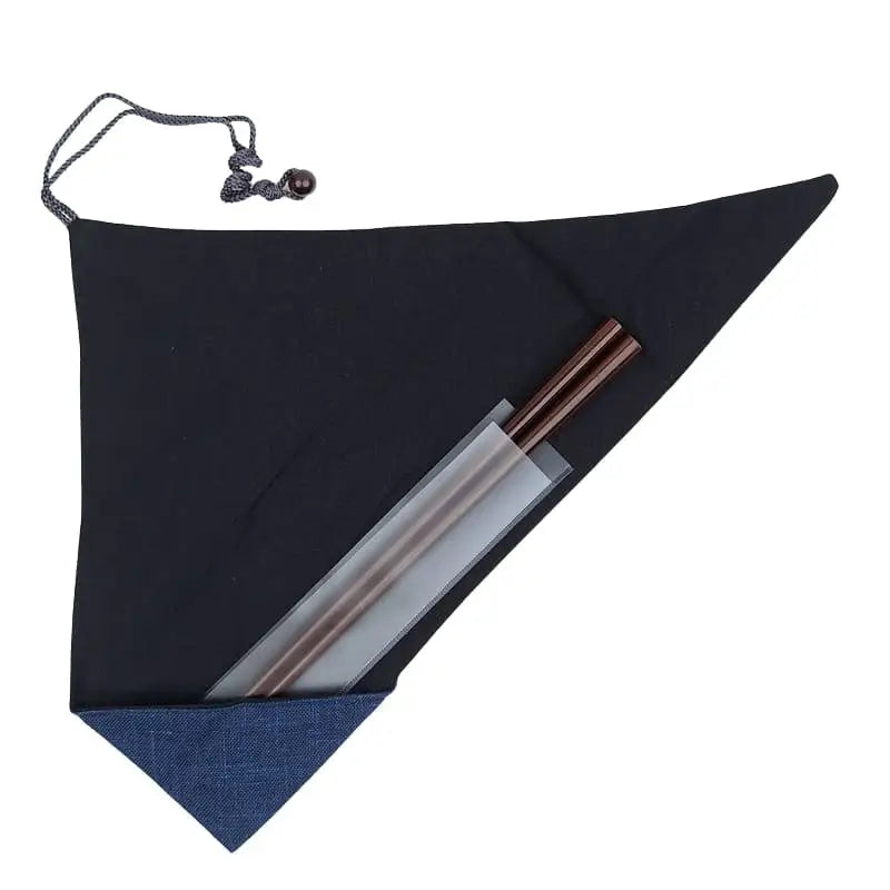 Custodia per bacchette giapponesi blu