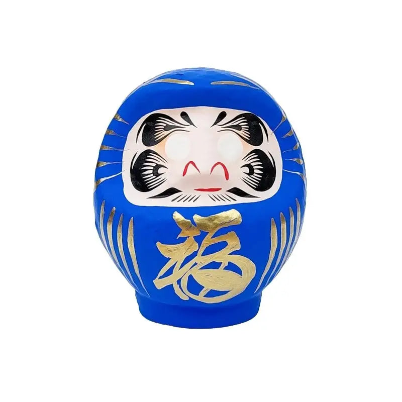 Daruma blu giapponese - 9 cm