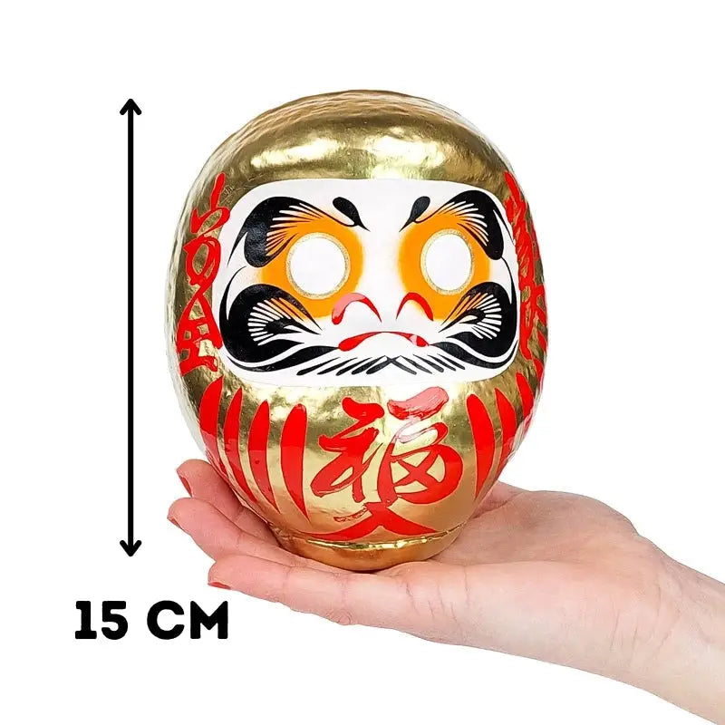 Daruma d'oro grande - 15 cm