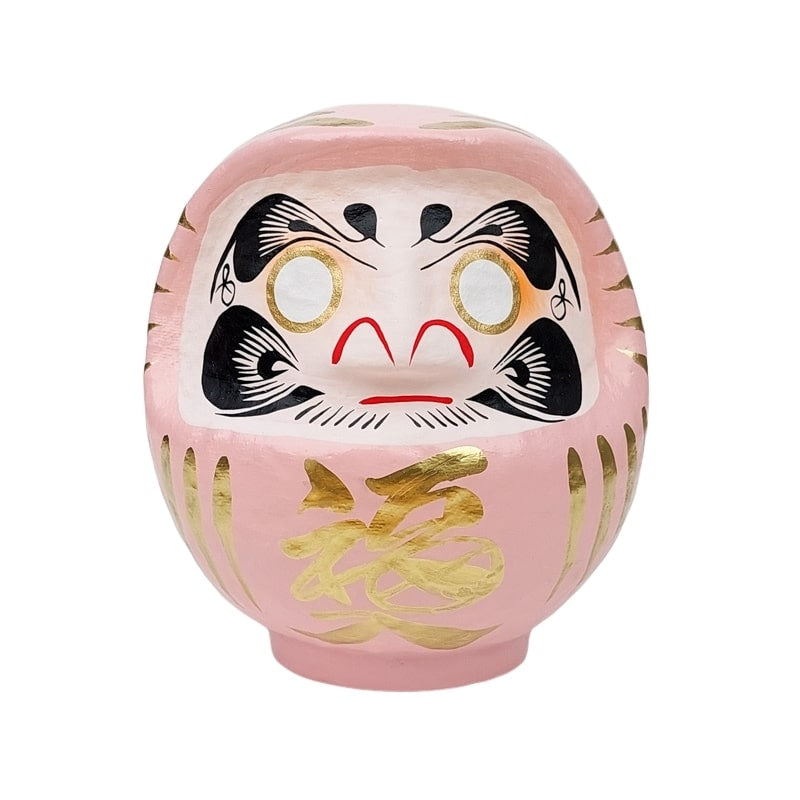 Daruma giapponese rosa - 12 cm
