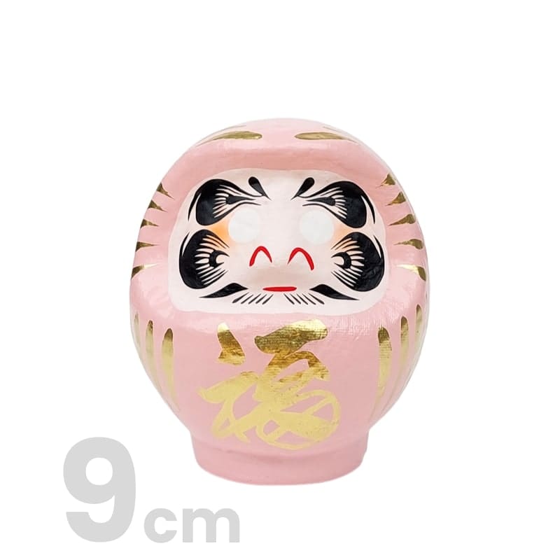 Daruma giapponese rosa - da 9 a 15 cm - 9 cm