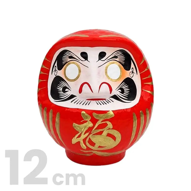 Daruma giapponese rossa - da 9 a 15 cm - 12 cm