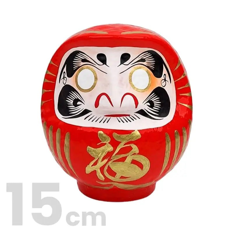 Daruma giapponese rossa - da 9 a 15 cm - 15 cm