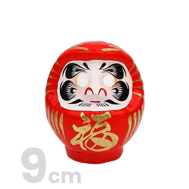 Daruma giapponese rossa - da 9 a 15 cm - 9 cm