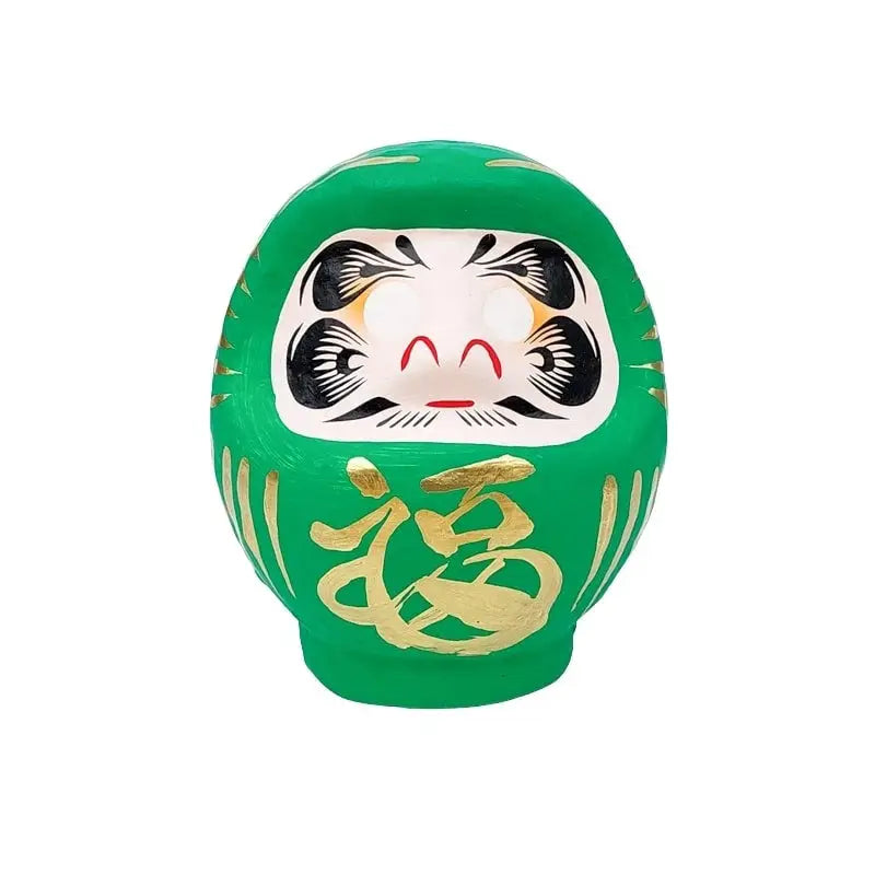 Daruma giapponese verde - 9 cm