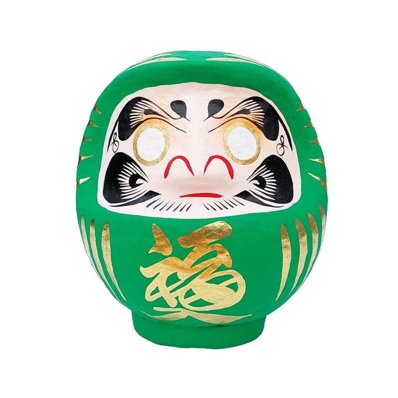 Daruma giapponese verde - 12 cm
