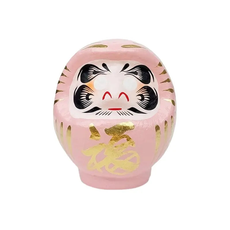 Daruma giapponese rosa - 9 cm