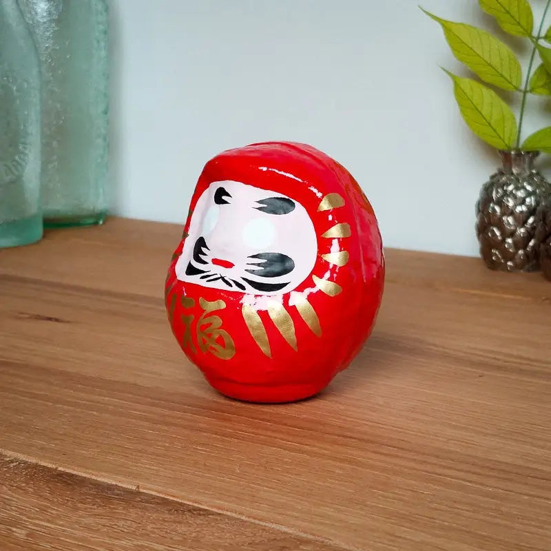 Daruma giapponese rossa - 9 cm