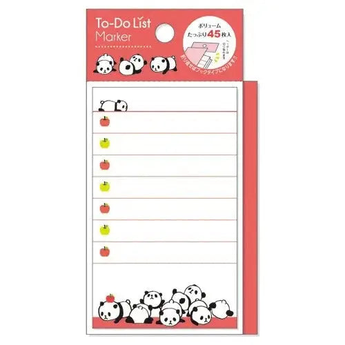 Elenco delle cose da fare Kawaii Panda