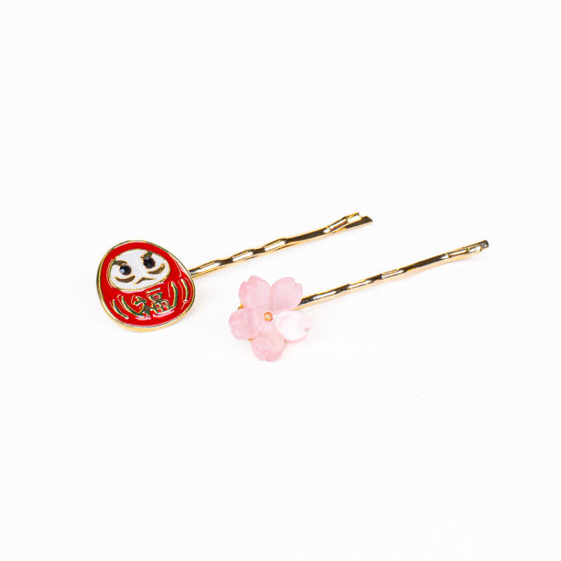 Fasce per capelli giapponesi Daruma & Sakura